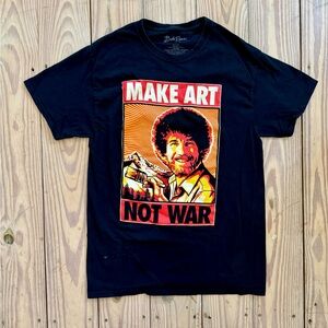 Bob Ross “Make Art Not War” T-Shirt